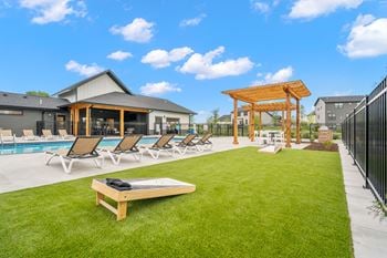 Spacious multi-use game lawn